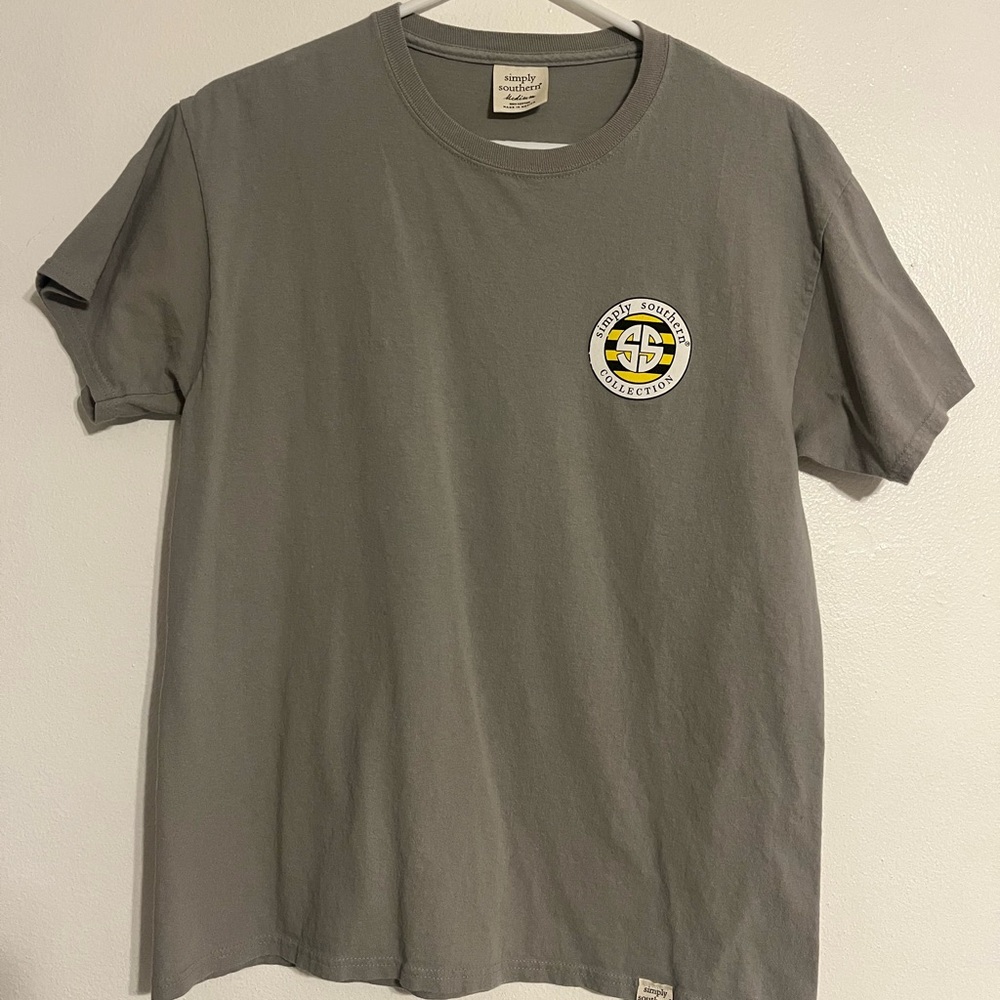 Simply Southern Gray Short Sleeve Tee